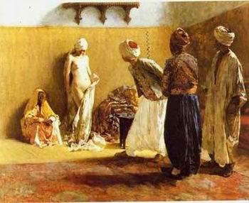 unknow artist Arab or Arabic people and life. Orientalism oil paintings  346